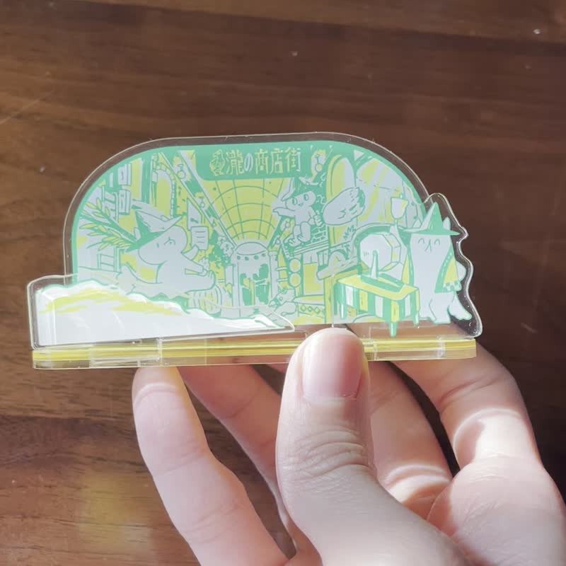 泷的商店街 / PentagonPlanet 奇幻场景自组立牌 - 摆饰 - 压克力 