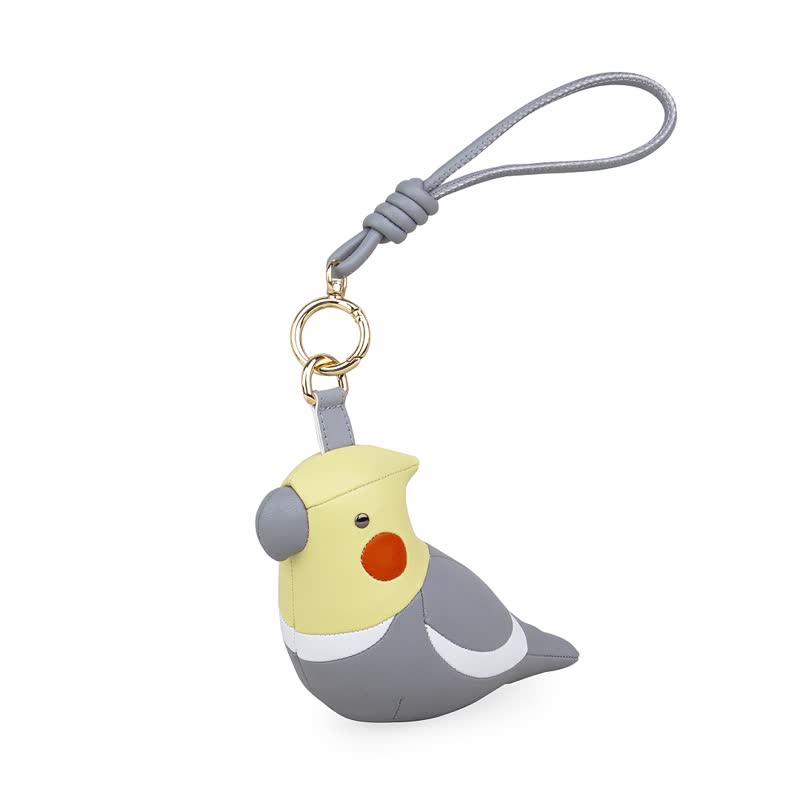 【挂饰】玄凤鹦鹉  Cockatiel 手工皮革吊饰 l 职人工艺 质感配件 - 吊饰 - 人造皮革 多色