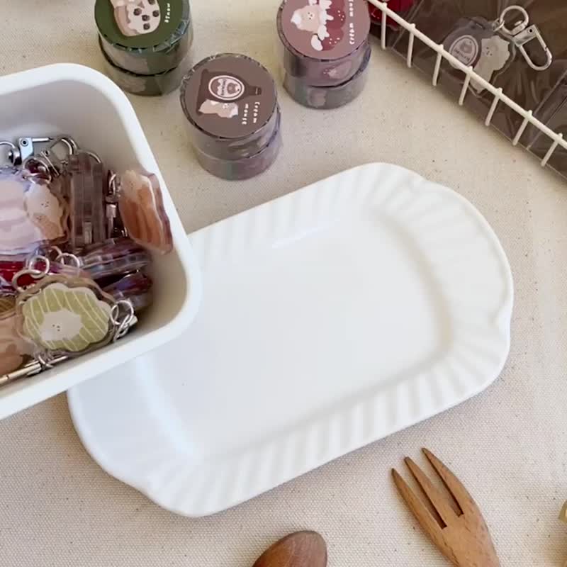奶油鼠压克力小吊饰二代/钥匙圈 共5款 - 吊饰 - 塑料 卡其色
