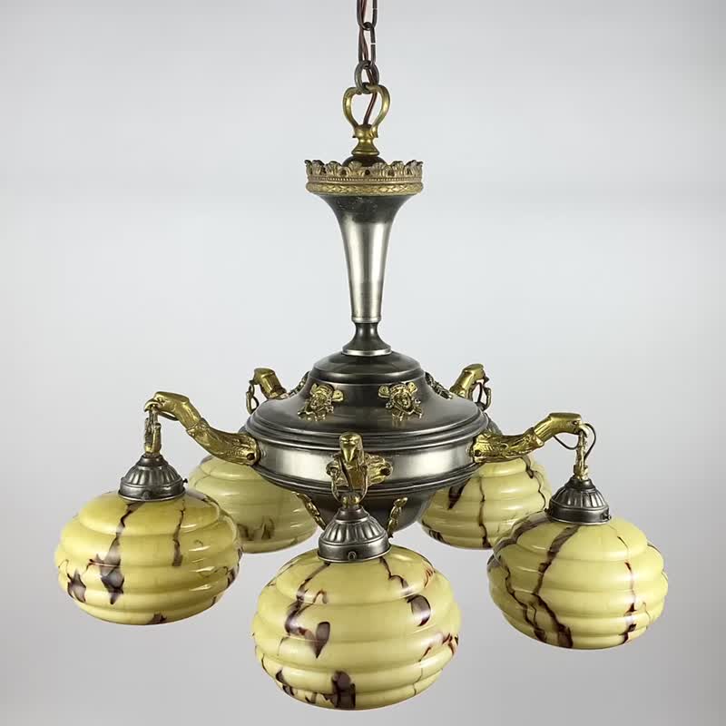 令人惊叹的古董吊灯|5 玻璃广场天花板照明| - 灯具/灯饰 - 玻璃 多色